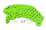 green 1/8" bicycle chain - 112 links