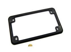 license plate frame in black