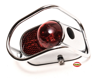 lil CHROME LED light with GUARD - battery operated