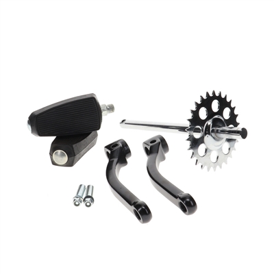 puch magnum pedal crank assembly - BLACK