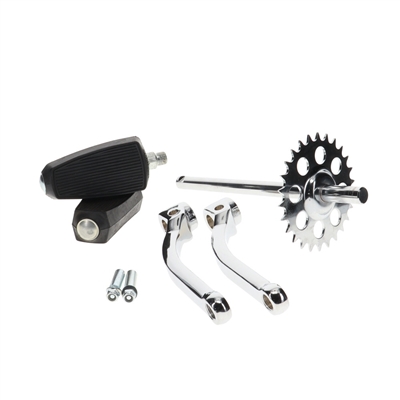 puch magnum pedal crank assembly - CHROME