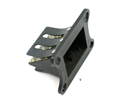 malossi VL5 6 petal carbon fiber reed valve block - carbonio