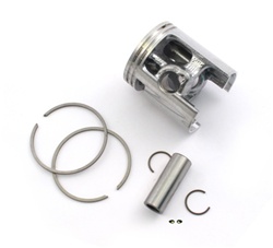 malossi vespa piston for 43mm cylinders - 10 pin