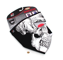 glow skull neoprene mask