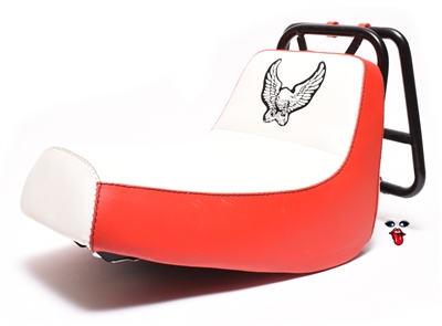 masterful white chopper seat