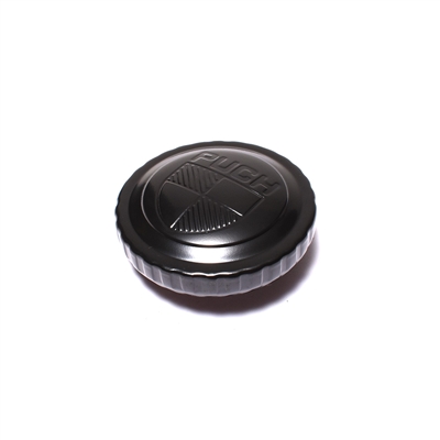 puch maxi BLACK gas cap - WITH puch logo