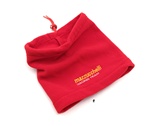 red mazzuchelli neck warmer