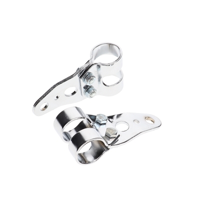 motobecane and peugeot chrome headlight brackets