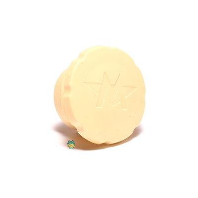 OEM motobecane BEIGE plastic plunger gas cap - 40mm