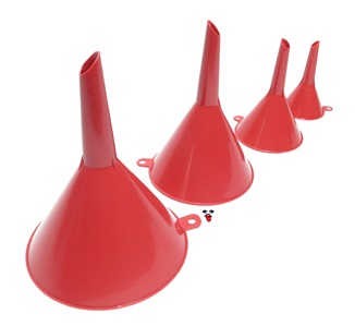 mini red funnel set - 4 pieces