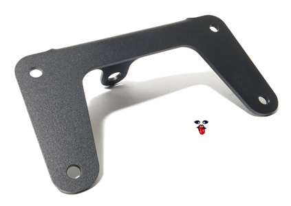 MLM steel license plate bracket - STRAIGHT