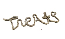 415 HD black chain for every moped - 128 links