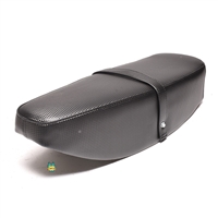 moped plush long seat for mbk - WITH strap