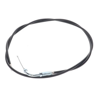 moped throttle cable with removable bendy - 41"