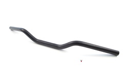 moped black low rise bars handlebars