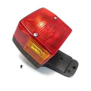 universal moped black tail light