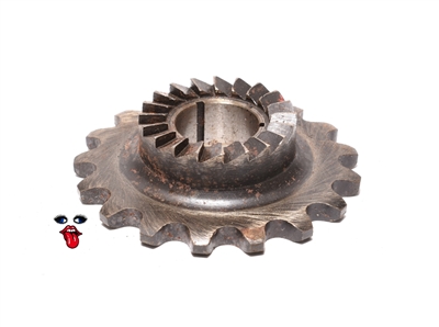 morini MO2 NOS pedal shaft sprocket - 19T
