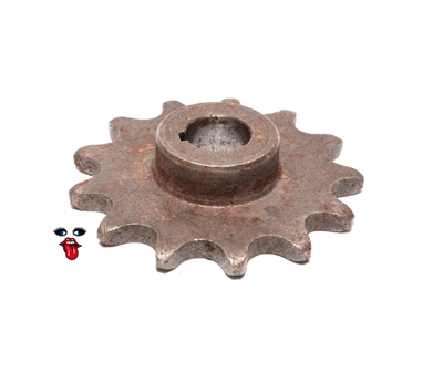 morini NOS front sprocket - woodruff key style - 12T