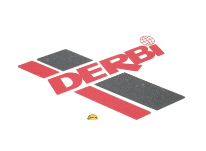 derbi rd50 tank decal set - red n black