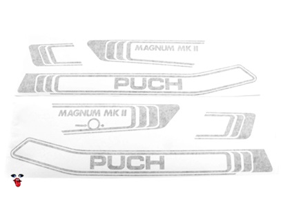 puch magnum CHROME decal set