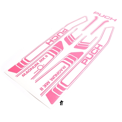 puch magnum PINK decal set