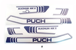 puch magnum PURPLE decal set