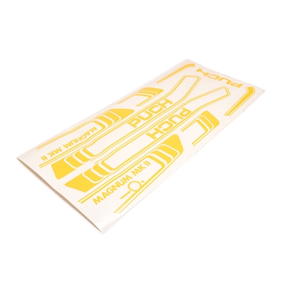 puch magnum YELLOW decal set