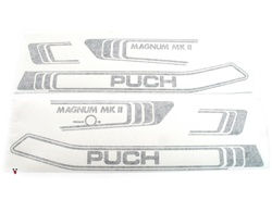 napa vinyl - puch magnum MATTE BLACK decal set