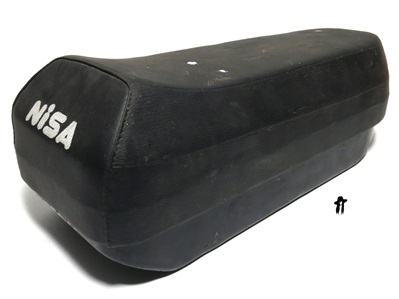 NOS nisa seat with push-button hidden stash bucket