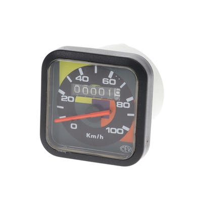 NOS CEV 100km/h speedometer - orange n yellow