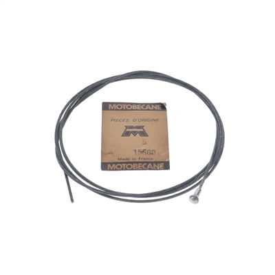 NOS mobylette REAR brake cable inner - 64"