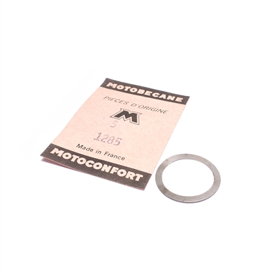 NOS motobecane crankshaft bearing shim - 0.10mm