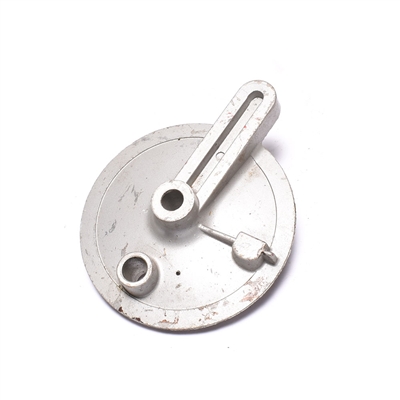 NOS oem derbi REAR brake plate - SILVER