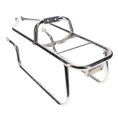 NOS puch maxi chrome book rack for 1.5 seat - NO spring loader