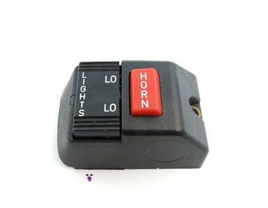 original OEM puch square black n red plastic LIGHT switch with HORN button