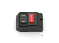 original OEM puch square black n red plastic LIGHT/STOP switch
