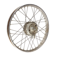 NOS rando 16" spoke front wheel - Plain Steel hub