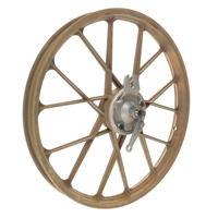 NOS 17" grimeca snowflake FRONT wheel - GOLD