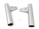 original OEM tomos SPRINT headlight BRACKETS - silver