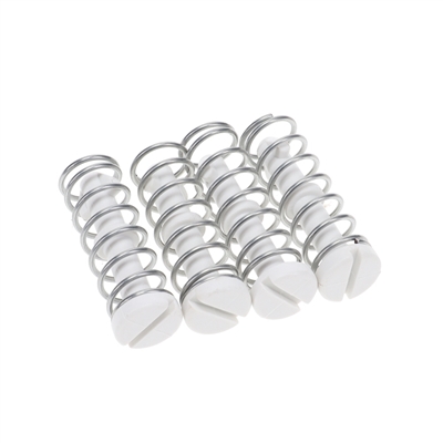 honda hobbit perfecto sidecover MOUNTING bolt and spring set - WHITE