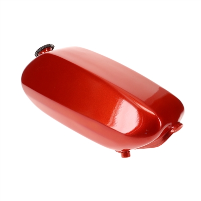 POWDERCOATED pacer step through gas tank - metallic RED
