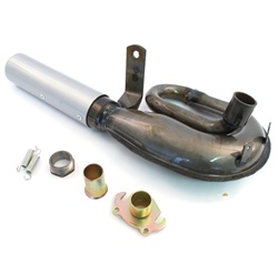 peugeot AJNIN G3 performance expeugeot mini budget circuit exhaust pipe - SILVERhaust pipe - SILVER