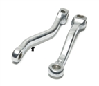 peugeot style pedal arms - chrome