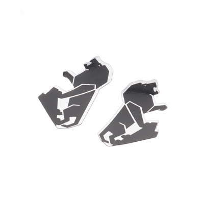 peugeot 103 toolbox stickers - black LIONS