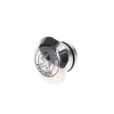 peugeot 103 push in aluminum 30mm gas cap - stock style