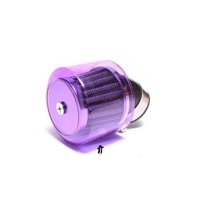 45 angle PURPLER COVERed air filter for PHVA carburetors