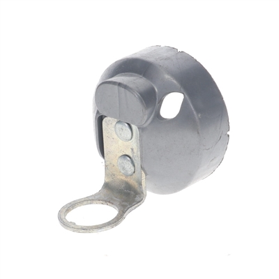 NOS vespa piaggio horn COVER for ciao - dark silver
