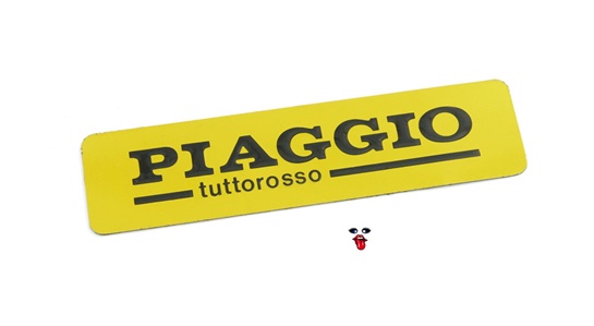 piaggio TUTTOROSSO sticker emblem