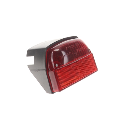 NOS piaggio SI FL2 complete tail light assembly - dark GREY