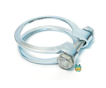 double strong exhaust pipe clamp - 38-39mm